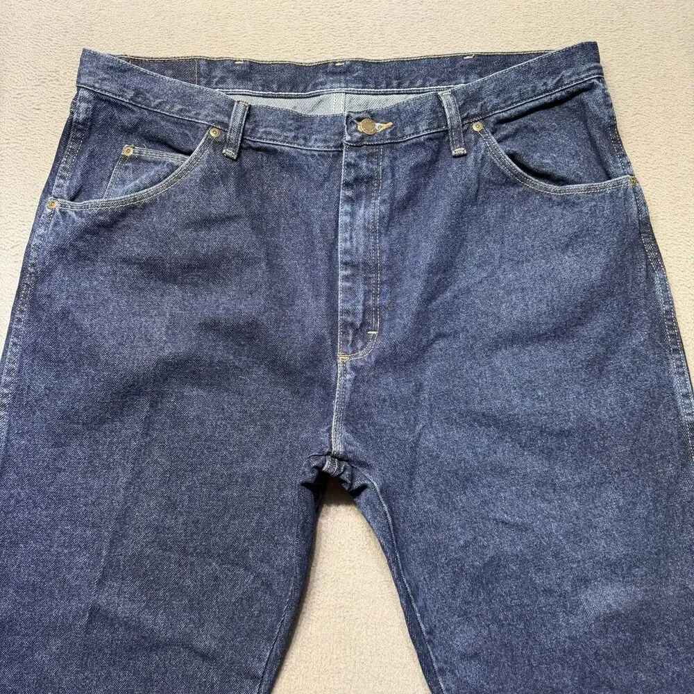 Wrangler Five Star Men’s 40x30 Jeans Blue Regular Fit Straight Leg Denim NWT
